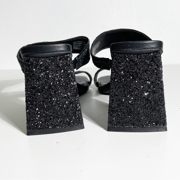 Abound Black Glitter Sandals - Picture 6 of 8